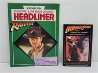 1984 INDIANA JONES Book & Magazine