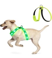 Large size KOSKILL Light Up Dog Harness, Led Dog