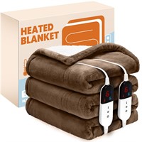 BENFOX Electric Heated BlanketFlannel & Sherpa He