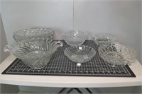 Crystal Cut Glass Bowls