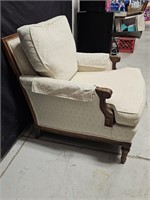 Upholstered Bergere' Style Armchair