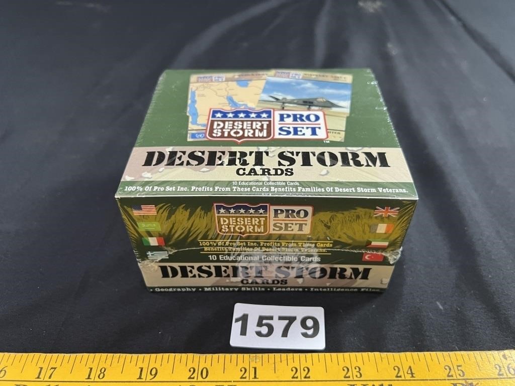 Sealed Desert Storm Wax Pack Box