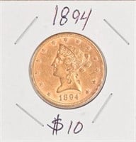 1894 Liberty $10 Gold Coin