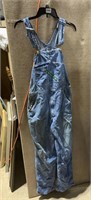 30X32 VINTAGE KEY DENIM OVERALLS MADE IN THE USA,