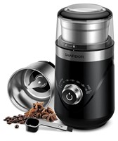 Adjustable electric coffee grinder