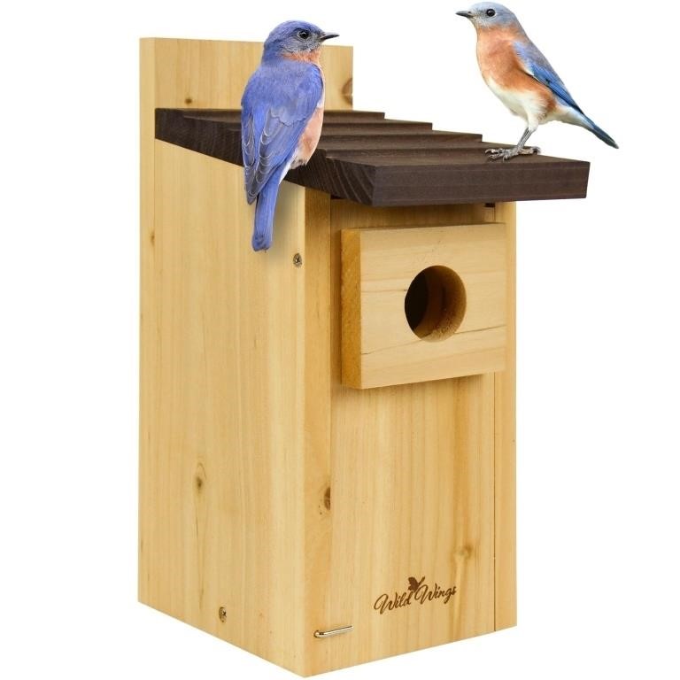 Wild Wings WWCH3 Cedar Blue Bird Box House