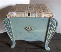 Storage Stool & Magazine Rack