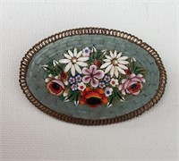 ITALIAN MOSAIC BROOCH