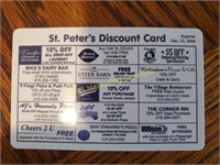 St. Peters Discount Card