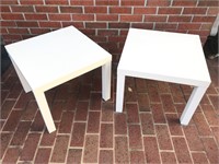 (2) IKEA Lightweight Tables End Tables