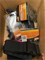 Box of gun accessories