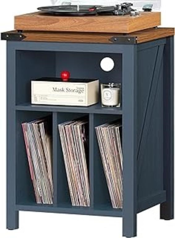 Joaxswe Record Player Stand With Vinyl Record