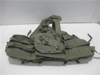 Military USA Unloading Vest Gilet Green Camo.