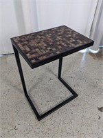 Black/Brown Mosaic Side Table