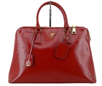 Prada Saffiano Red Handbag