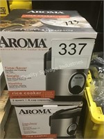 (2) AROMA RICE COOKER/STEAMERS