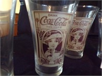 COKE GLASSES FLARE RIM