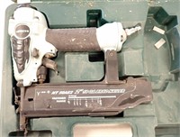 HIATACHI BRAD NAILER IN CASE