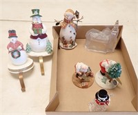 CHRISTMAS FIGURINES INCLUDING DEPT 56 SNOWBABY