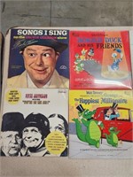 LP Vinyl Records- Arte Johnson, Donald Duck, Kids
