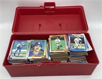 Large Lot Of Vintage Baseball Cards In Case