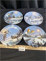 Decorative Plates - Winter Birds