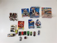 Box of Assorted Toy Cars And Motorcycles