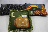 3 Halloween Pillows