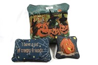 Set of 3 Halloween Pillows