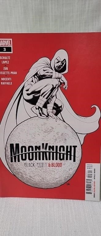 Moon Knight Black White & Blood