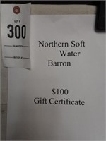 Northern Soft Water $100 Gift Certificate