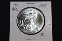 2015 American Silver Eagle 1oz .999 Silver (Pulled