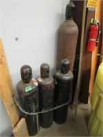 (5) Acetylene Tanks