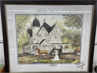 Framed Print " Wedding Day " by Walter Campbell
