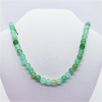 $625 Silver Natural Chalcedony(40ct) Necklace