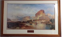 Thomas Moran Cliffs Of Green River 45x30" Picture