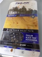 18 inch chain saw chain