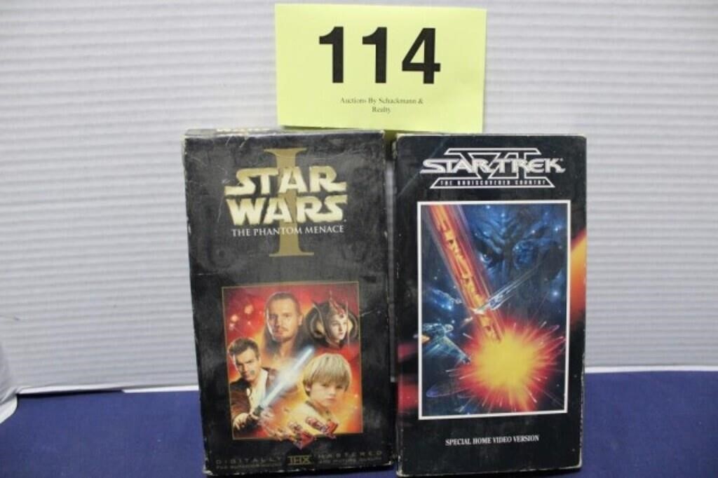 VHS STAR WARS PHANTOM MENACE & STAR