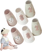 SHIBOMAOYINB Toddler Non-Slip Socks  12-36mos