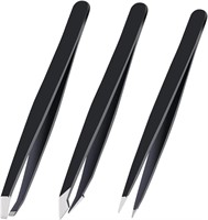 3-in-1 Eyebrow Tweezers Set  #-0519035