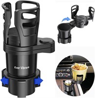 Dual Car Cup Holder Expander  Adjustable Base