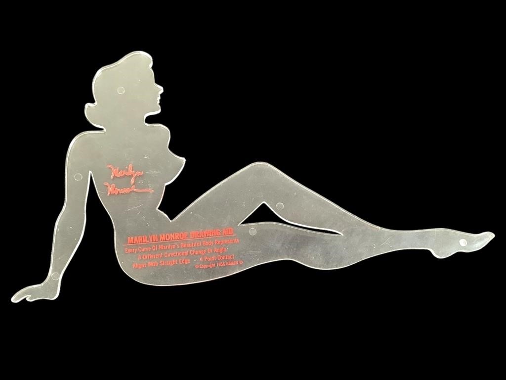 Plastic Marilyn Monroe Drawing Aid 1956, Pin-Up