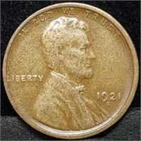1921-S Lincoln Wheat Cent Nice