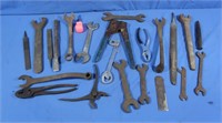 Vintage Wrenches, Files, Punch & more