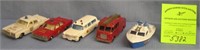 Group of five vintage Matchbox vehicles