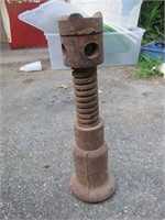 Antique Screw Jack with Beautiful Patina