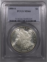 1880-S Morgan Dollar PCGS MS66