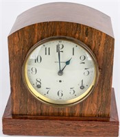 Antique Seth Thomas "Rex" Mantel Clock Wood Grain