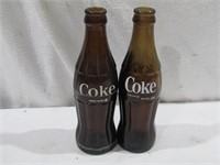 2 Coca Cola Bottles Atlanta & New Orleans