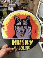 METAL HUSKY SIGN